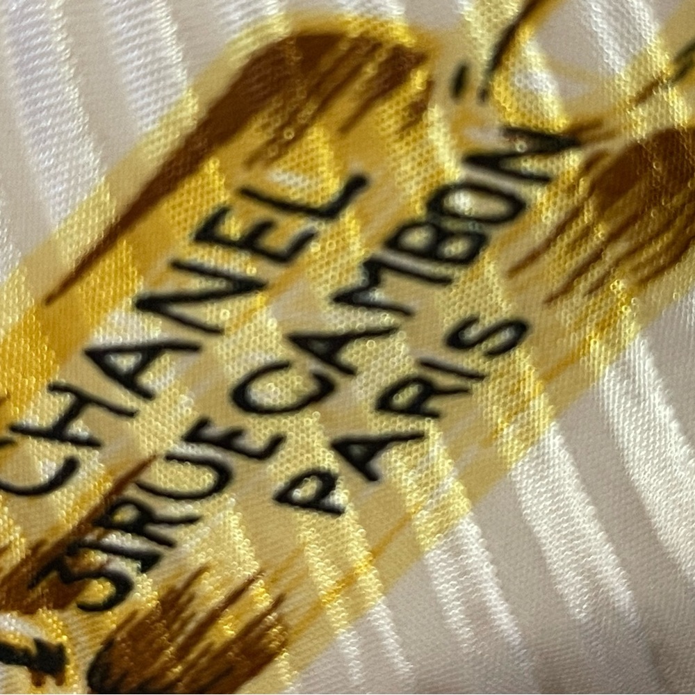 Chanel 31 Rue Cambon Silk Scarf. - Picture 11 of 16